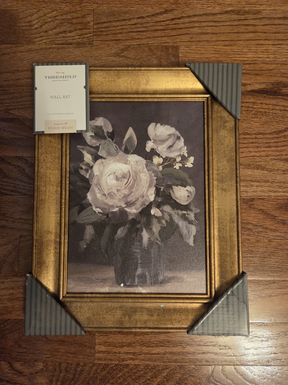 New Threshold Gold Floral Wall Art by Studio McGee